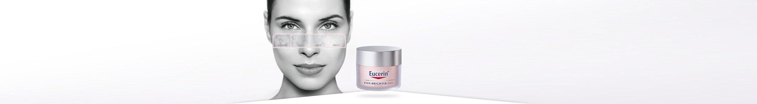 Alt Attr: Eucerin Even Brighter Produktsortiment